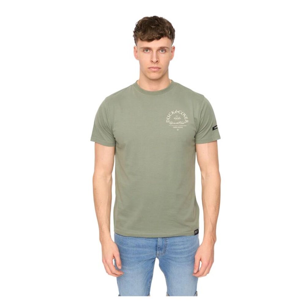 Duck and Cover Mens Sudbury T-Shirt / Olive